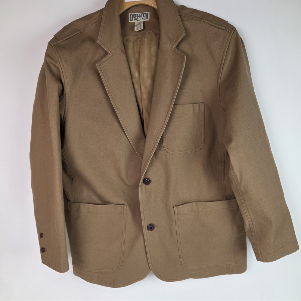 Duluth Trading Mens XL Brown DuluthJacket Blazer